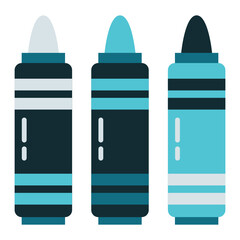 crayon icon on transparent background