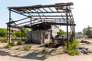 Landscapes of Ukraine after the invasion of Russian invaders