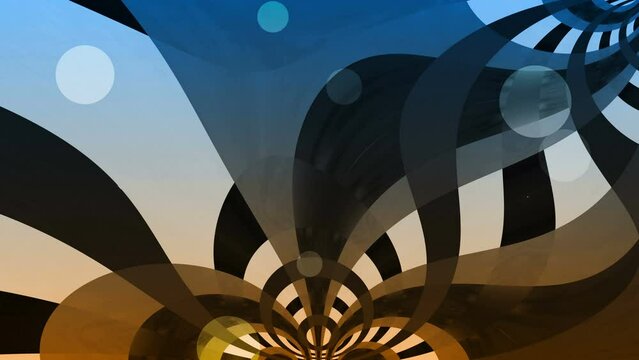 Abstract Colorful Art Background Loop