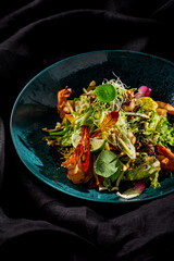 Salad with shrimps