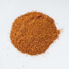 svanetian salt on a white acrylic background