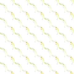 Watercolor seamless desert squirrel pattern