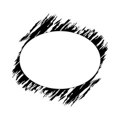 Black solid icon for Oval