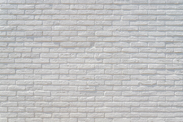 White grey brick background, Abstract geometric pattern, Brick block texture with sunlight, Modern style outdoor building wall, Can be used as background for display or montage your products.