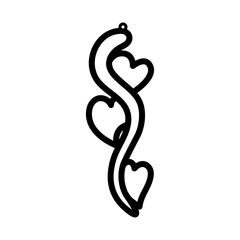 Obraz premium Solid icon for Earpiece