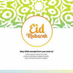 abstract background Eid Banner
