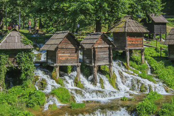 old mill in the forest