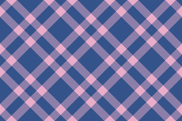 Tartan plaid background, diagonal check seamless pattern. Vector fabric texture for textile print, wrapping paper, gift card, wallpaper.