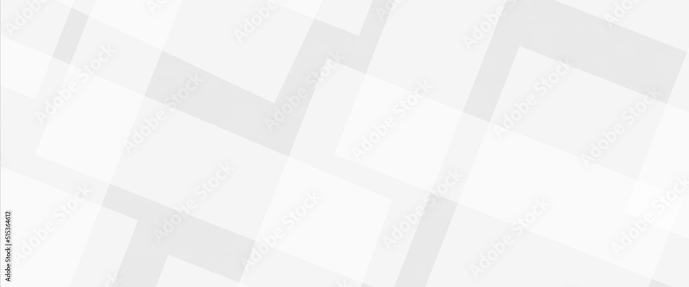 Poster White and grey textured block squares or diamond shape geometric pattern, soft white background with triangle layers in abstract geometric pattern.	