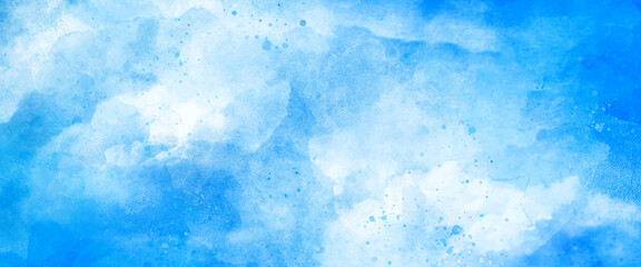 light sky blue shades watercolor background. Abstract watercolor background, Turquoise gradient color handmade, blue watercolor vector background. abstract hand paint splash stain backdrop banner. 