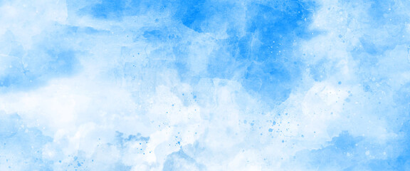 light sky blue shades watercolor background. Abstract watercolor background, Turquoise gradient color handmade, blue watercolor vector background. abstract hand paint splash stain backdrop banner. 
