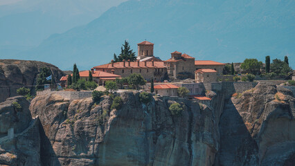 Fototapeta premium Meteora Monastery in Greece - Monastery Complex