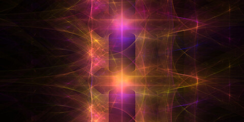 Fraktal Hintergrund Design 