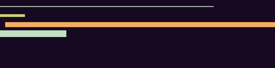 Obraz premium Random Color flowing stripe lines illustration