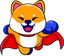 happy and excited cat illustration