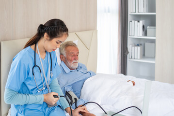 Close up young female general practitioner or cardiologist using stethoscope, checking heartbeat or...