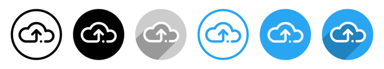 Cloud Upload Vektor Icons
