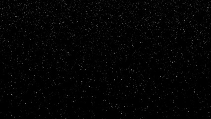 Obraz premium Falling snow animation loop background. Animation of falling snow on black background. Loop footage