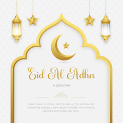 Eid Mubarak and Aid-Al-Adha social media post design