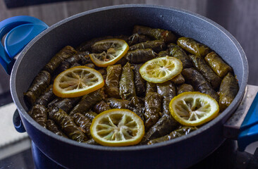 food made from grape leaves