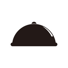 Restaurant Cloche icon vector illustration symbol