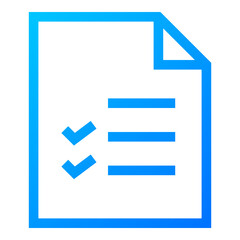 Obraz premium exam paper icon illustration