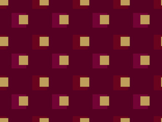 Abstract geometric seamless pattern. Red background. Simple and minimal style ideal for Wallpaper, Backdrop, Garment, male fashion, kid fashion, bag.