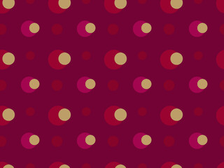 Abstract geometric seamless pattern. Red background. Simple and minimal style ideal for Wallpaper, Backdrop, Garment, male fashion, kid fashion, bag.