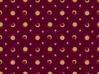 Abstract geometric seamless pattern. Red background. Simple and minimal style ideal for Wallpaper, Backdrop, Garment, male fashion, kid fashion, bag.