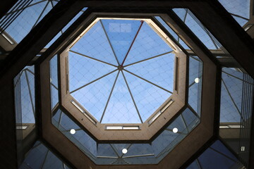 Geometric architectural details in the construction of buildings and structures.