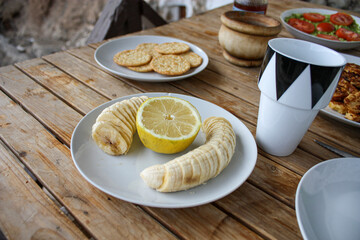 healthy snack outdoors