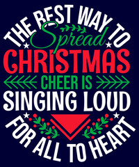 Christmas Quotes T-shirt Design Vector
