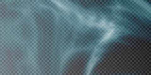 Translucent smoke isolated on a transparent background. Steam effect special effect. Vector texture of steam, fog, cloud, smoke.	
