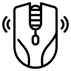 mouse gaming Icon Illustration © Adriansyah
