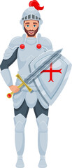 Knight man clipart design illustration