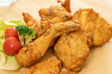 美味しそうなフライドチキン