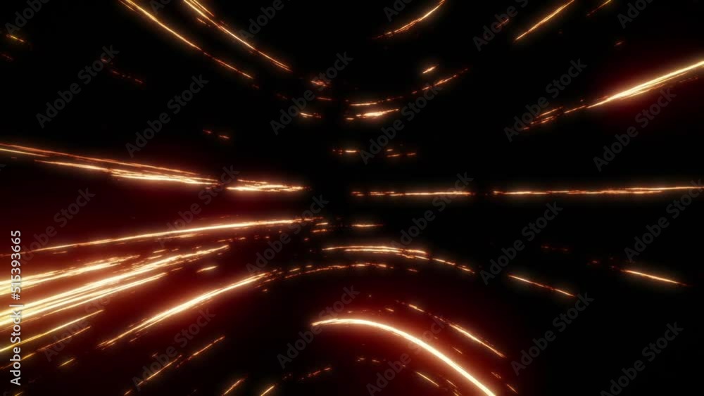Wall mural this is a stock motion graphic that shows abstract flame vortex on a seamless loop.