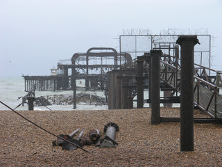 Remains of West Pier Brighton