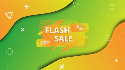 flash sale vector illustration.
EPS 10