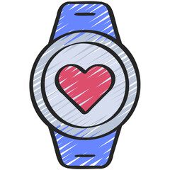 Fitness Smart Watch Icon