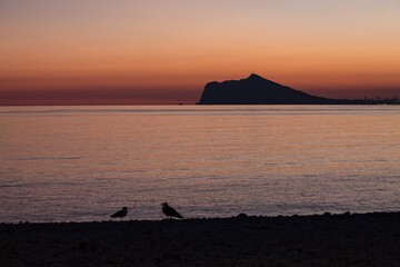 Serra Gelada y Benidorm visto desde Calpe