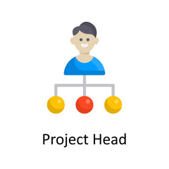 Project vector Flat Icon Design illustration. Project Managements Symbol on White background EPS 10 File