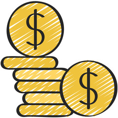 Money Coins Icon