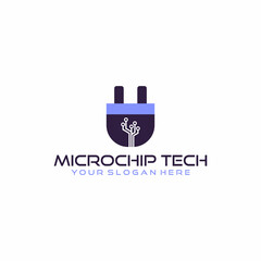 technology logo design, Technology - vector logo template for corporate identity