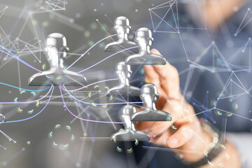 team hierarchy connection group digital
