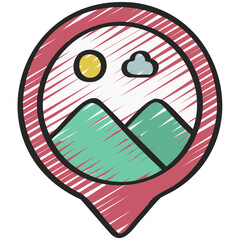 Mountains Icon