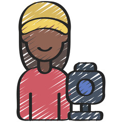 Camera Operator Icon