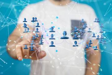 team hierarchy connection group digital