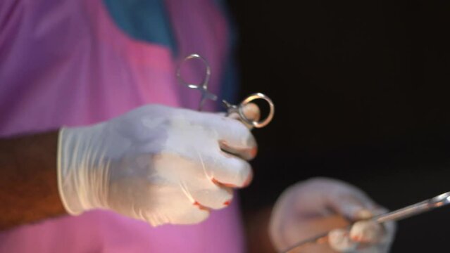 the doctor doing operation theatre ICU electric shock started attack  treatment health