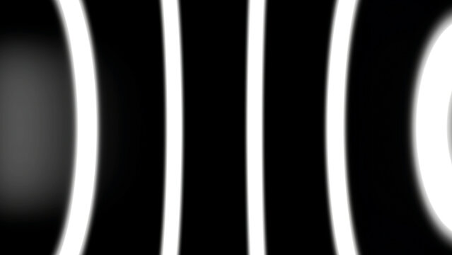 Black and White traffic light streaks with motion blur. Computer generated abstract modern background. Abstract background with black and white stripes. Thick parallel flashing moving vertical stripes